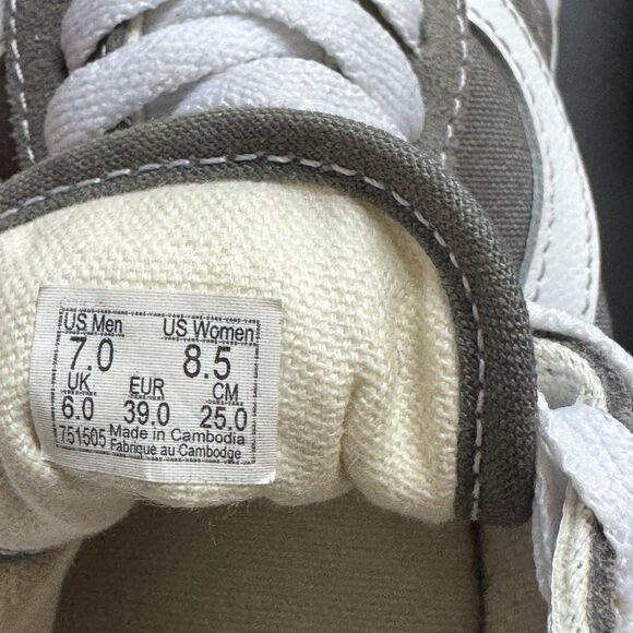 VANS Old Skool Grey (Gray) Men's 7 Women's 8.5 Retro Streetwear Skater Y2K Clean - Picture 12 of 14